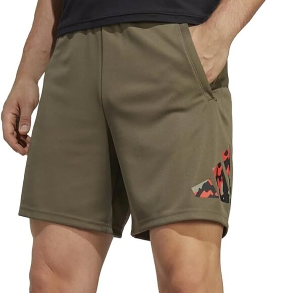 adidas Mens Train Essentials Seasona Oliveredblk - Picture 1 of 1